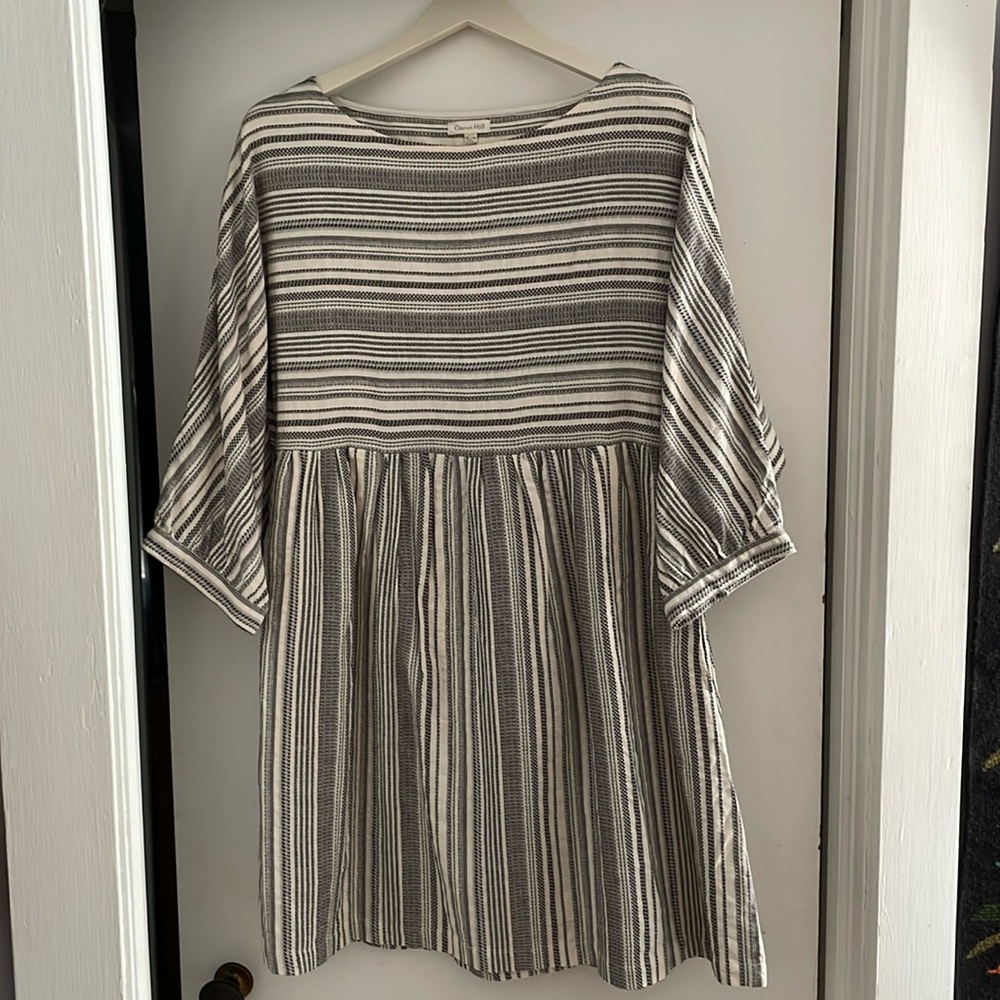 Bohemian style striped dress from garnet hill. Like new. Size 10